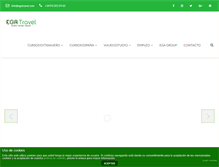 Tablet Screenshot of egatravel.com